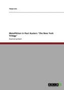 Metafiktion In Paul Austers ''The New York Trilogy''