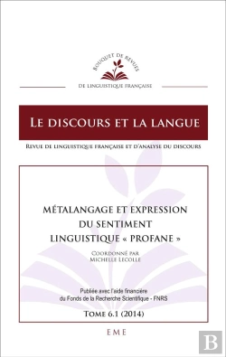 Bertrand.pt - Metalangage Et Expression Du Sentiment ; Linguistique Profane