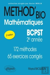Method'Bio Mathematiques Bcpst-2 2eme Edition Conforma Au Nouveau Programme