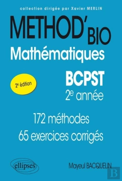 Bertrand.pt - Method'Bio Mathematiques Bcpst-2 2eme Edition Conforma Au Nouveau Programme