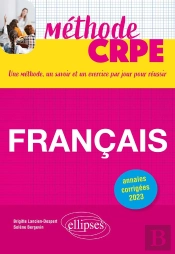 Méthode Crpe ; Français (Édition 2023)