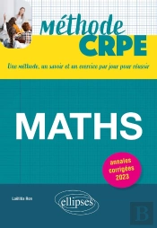 Méthode Crpe ; Mathématiques (Édition 2023)