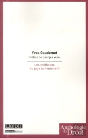 Methodes Du Juge Administratif (Les)
