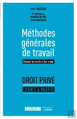 Bertrand.pt - Méthodes Générales De Travail : Réussir Les Écrits Et Les Oraux (5e Édition)