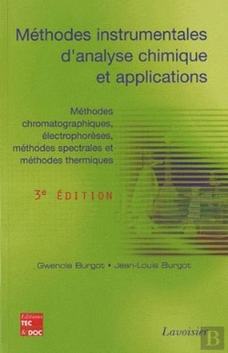 Bertrand.pt - Methodes Instrumentales D'Analyse Chimique Et Applications Methodes Chromatographiques Electrophores