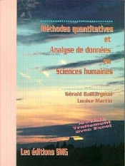 Methodes Quantitatives Analyse De Donnees En Sciences Humaines