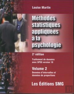 Bertrand.pt - Methodes Statistiques Appliquees A La Psychologie. Traitement Des Donnees Avec Spss, Version 18, Vol
