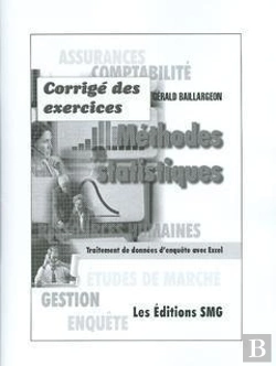 Bertrand.pt - Methodes Statistiques Traitement De Donnees D'Enquete Avec Excel ; Corriges Des Exercices