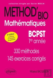 Methodix Method'Bio Mathematiques Bcpst 1 2eme Edition Conforme Au Nouveau Programme