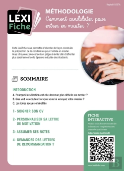 Bertrand.pt - Méthodologie : Comment Candidater Pour Entrer En Master
