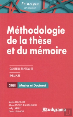 Bertrand.pt - Méthodologie De La Thèse Et Du Mémoire