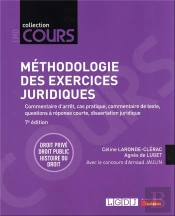 Méthodologie Des Exercices Juridiques (7e Édition)