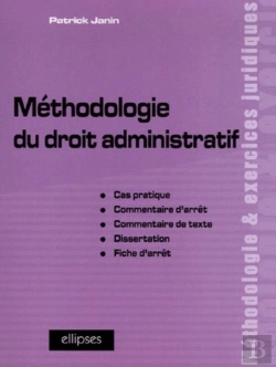 Bertrand.pt - Méthodologie Du Droit Administratif, Cas Pratique, Commentaire D'Arrêt, Commentaire De Texte, Dissertation, Fiche D'Arrêt