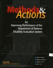 Methods And Actions For Improving Performance Of The Department Of Defense Disability Evaluation System 2002
