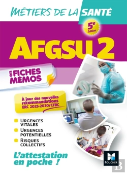 Bertrand.pt - Métiers De La Santé ; Afgsu 2 ; En Fiches Mémos (5e Édition)