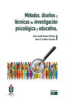 Métodos, Diseños Y Técnicas De Investigación Psicológica Y Educativa