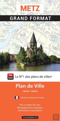 Bertrand.pt - Metz : Grand Format : Plan De Ville (Édition 2025)