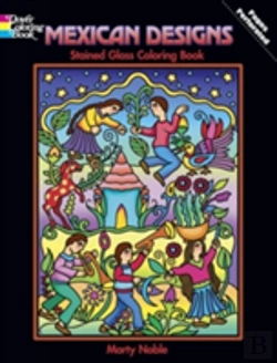 Bertrand.pt - Mexican Designs Stained Glass Coloring Book
