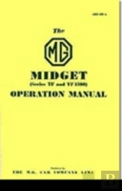 Mg Owners' Handbook: Mg Midget Tf & Tf1500