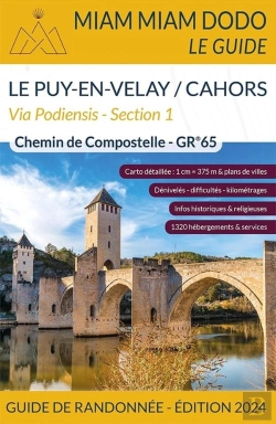 Bertrand.pt - Miam Miam Dodo Gr65 Section 1 Édition 2024 (Le Puy-En-Velay À Cahors)