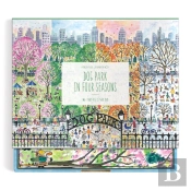Michael Storrings Dog Park In Four Seasons Greeting Card Assortment