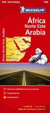 Michelin Mapa Africa Norte-Este, Arabia