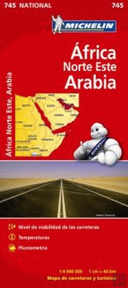 Bertrand.pt - Michelin Mapa Africa Norte-Este, Arabia