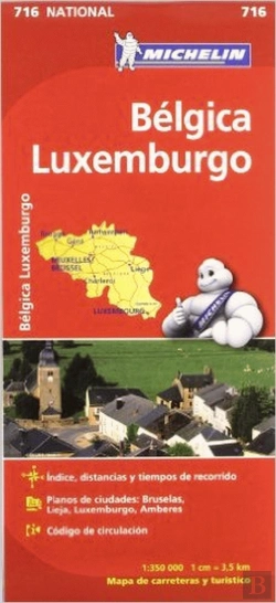 Bertrand.pt - Michelin Mapa Bélgica, Luxemburgo