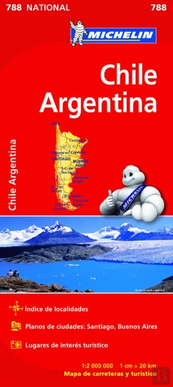 Bertrand.pt - Michelin Mapa Chile, Argentina
