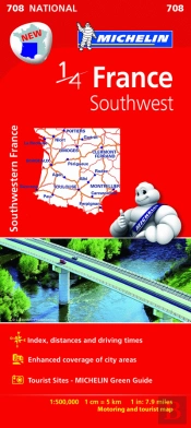Michelin Mapa France Southwest