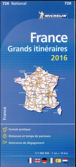 Bertrand.pt - Michelin Mapa Francia Grandes Itinerarios
