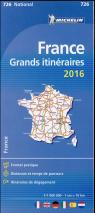 Michelin Mapa Francia Grandes Itinerarios