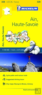 Michelin Mapa Local França: Ain, Haute-Savoie