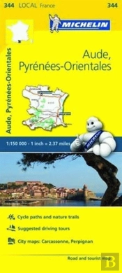 Michelin Mapa Local França: Aude, Pyrénées-Orientales