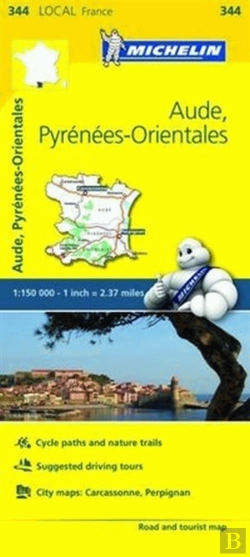 Bertrand.pt - Michelin Mapa Local França: Aude, Pyrénées-Orientales