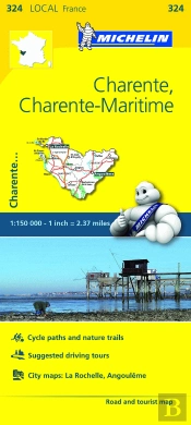 Michelin Mapa Local França: Charente, Charente-Maritime