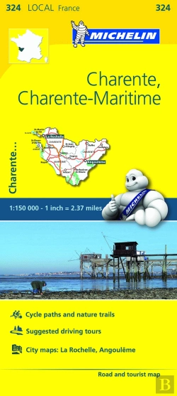 Bertrand.pt - Michelin Mapa Local França: Charente, Charente-Maritime