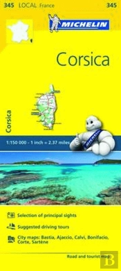 Michelin Mapa Local França: Corsica
