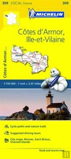 Bertrand.pt - Michelin Mapa Local França: Côtes-d'Armor, Ille-et-Vilaine