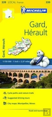 Michelin Mapa Local França: Gard, Hérault