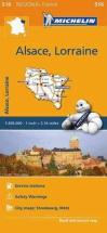 Michelin Mapa Regional França Alsace, Lorraine