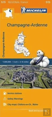 Michelin Mapa Regional França Champagne-Ardenne