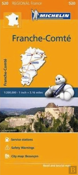Bertrand.pt - Michelin Mapa Regional França Franche Comté