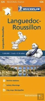 Michelin Mapa Regional França Languedoc-Roussillon
