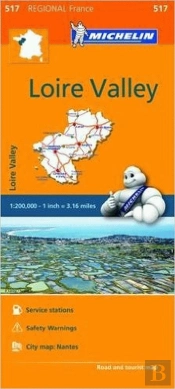 Michelin Mapa Regional França Loire Valley