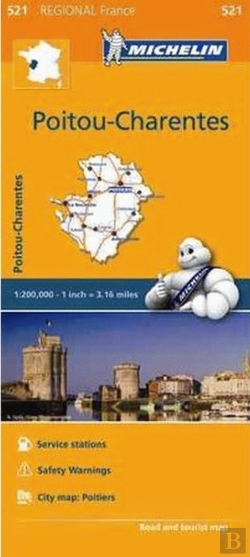 Bertrand.pt - Michelin Mapa Regional França Poitou-Charentes