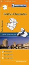 Michelin Mapa Regional França Poitou-Charentes