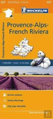 Michelin Mapa Regional França Provence-Alps-French Riviera
