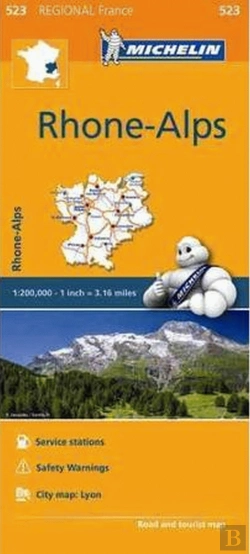 Bertrand.pt - Michelin Mapa Regional França Rhône-Alps