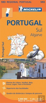 Michelin Mapa Regional Portugal Sul/Algarve